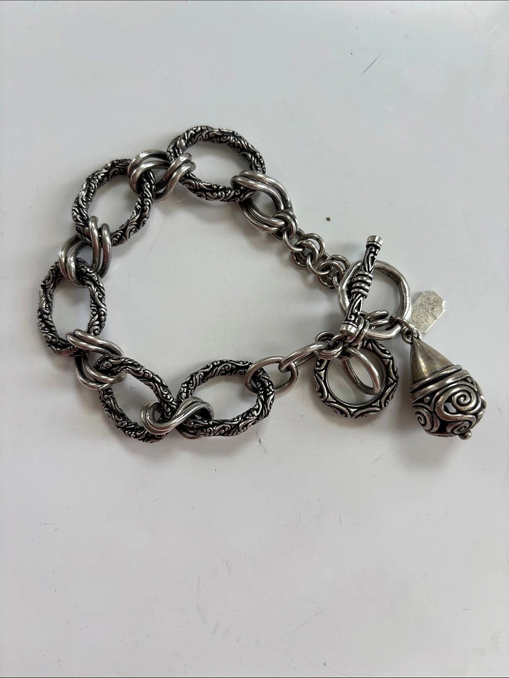 Tres Jolie sterling Silver Charm Bracelet